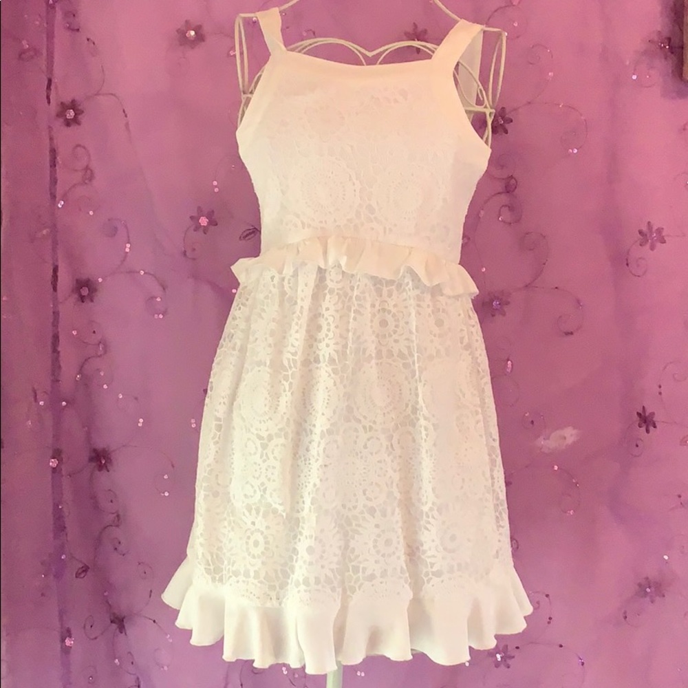 GB Girls White Dress
